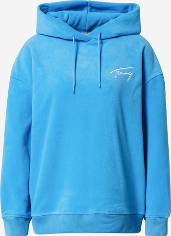 Sweat-shirt Tommy Jeans en bleu : devant