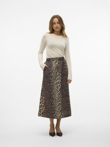 Jupe 'ELLY' VERO MODA en beige