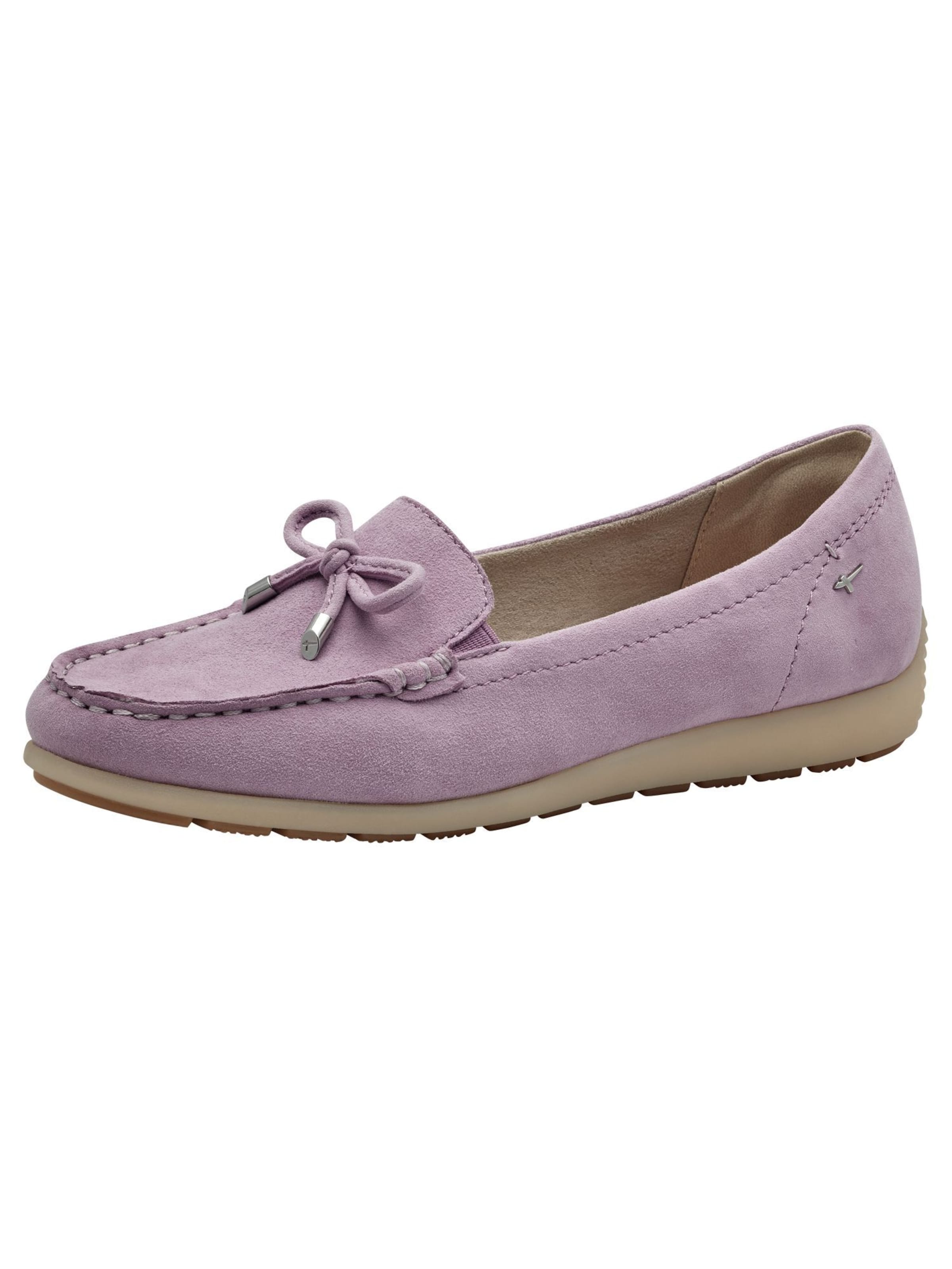 Mocassin Tamaris en violet : devant