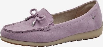 Mocassin Tamaris en violet : devant