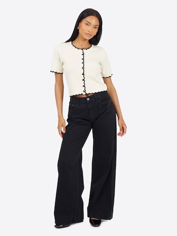 Cardigan BRAVE SOUL en blanc