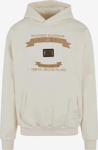 Karl Kani Sweatshirt i beige: framsida