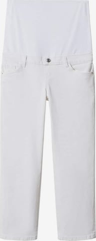 MANGO Regular Jeans 'straimum' in White: front