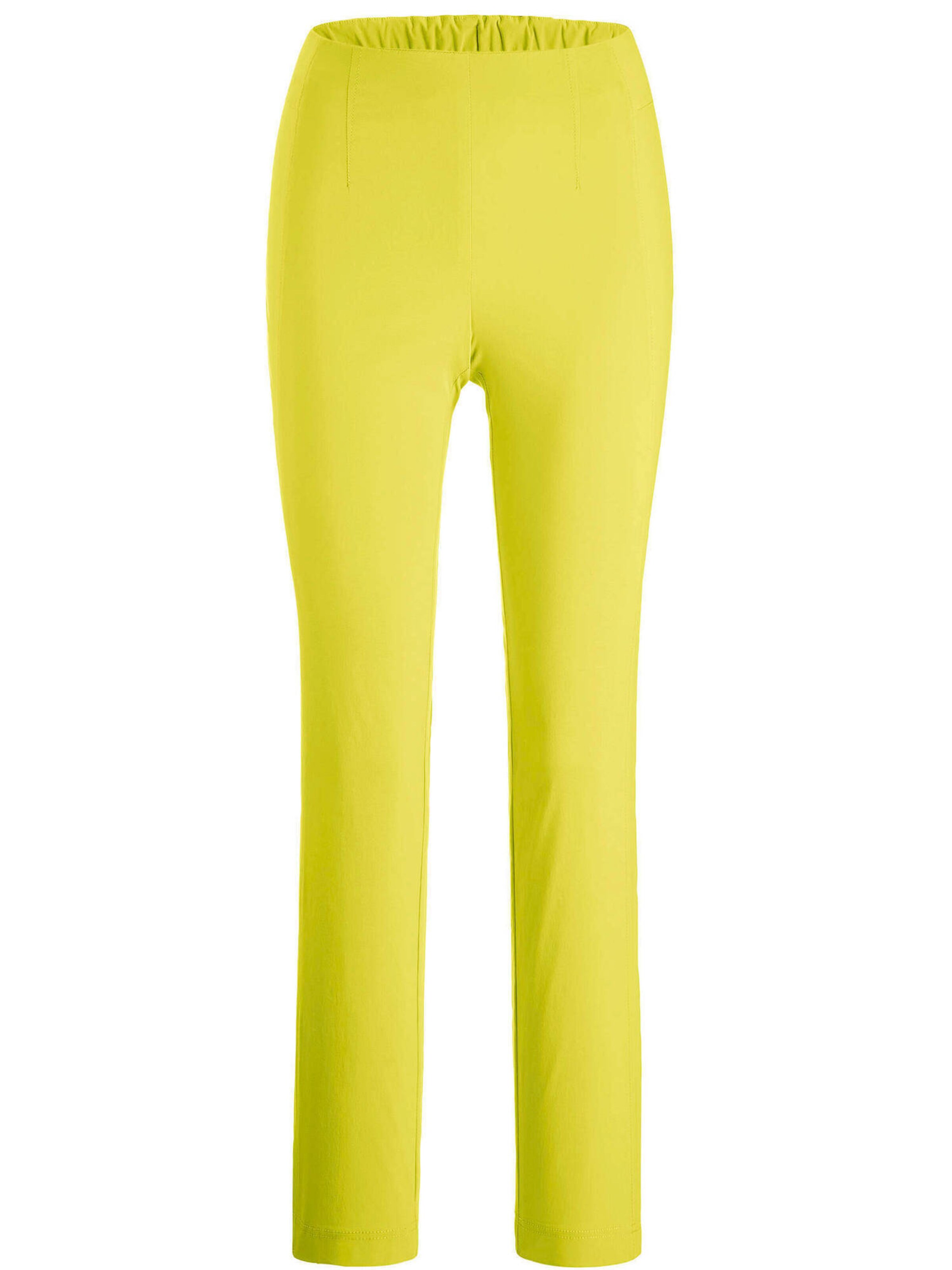 Goldner Slimfit Hose 'Louisa' in Gelb: Vorderseite