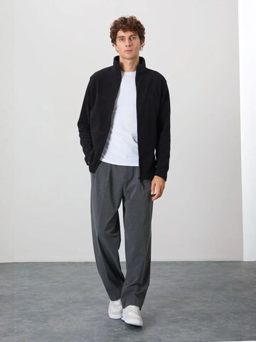 Tommy Life Fleece jacket in Black