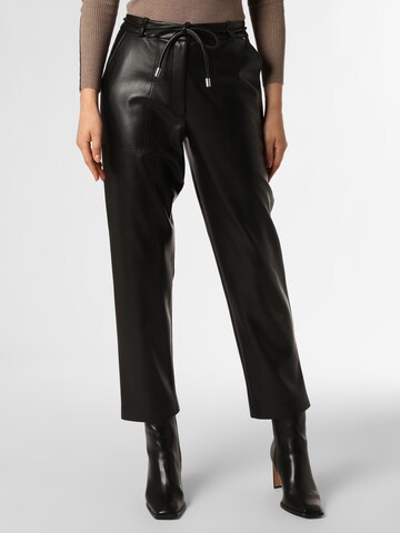 Regular Pantalon 'Tacora' BOSS en noir : devant