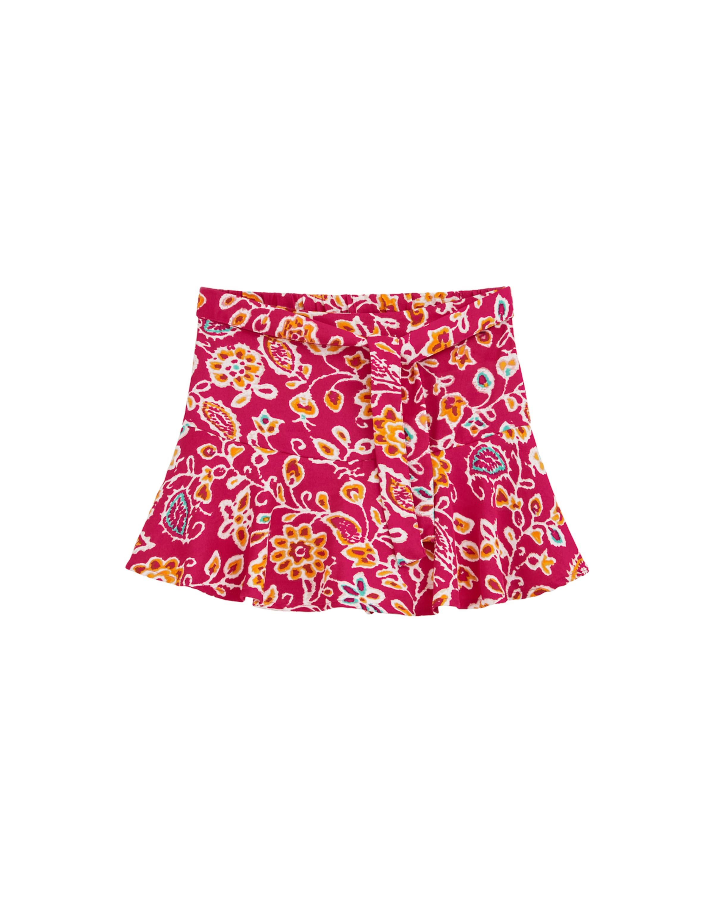 WE Fashion Юбка в Ярко-розовый: спереди