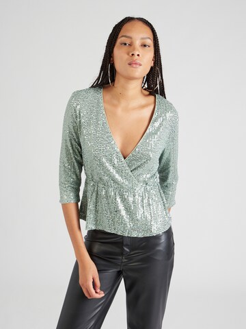 ABOUT YOU Blouse 'Nena' in Groen: voorkant