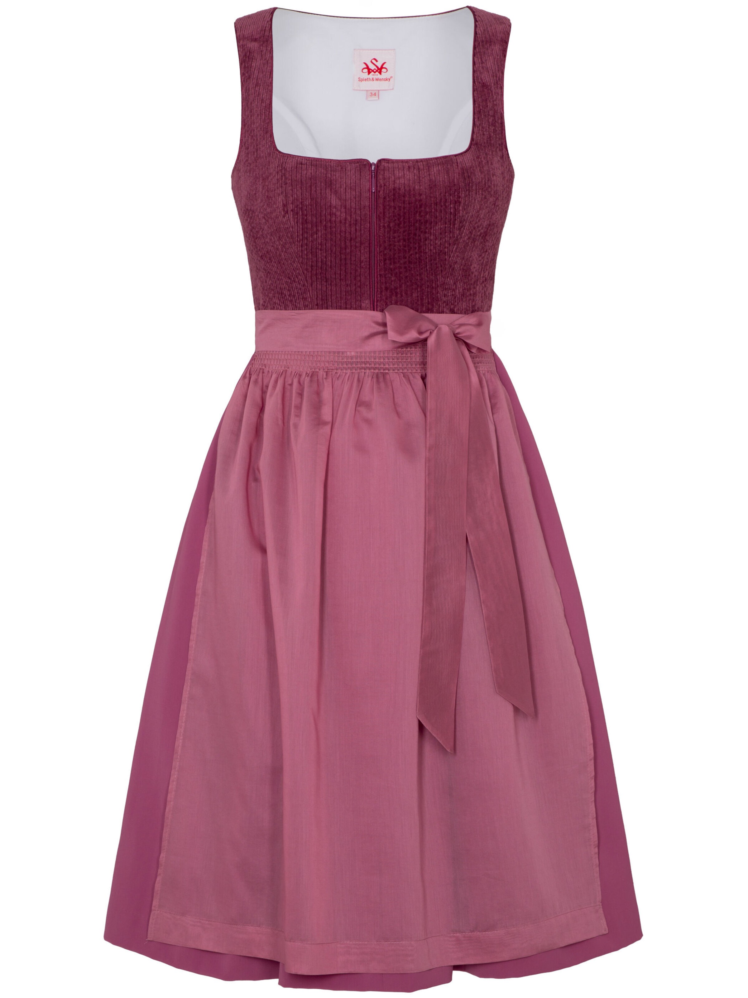 Dirndl 'Dasing' SPIETH & WENSKY en rose : devant