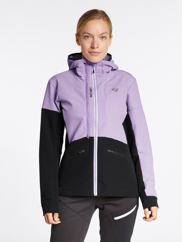 ZIENER Athletic Jacket 'NASINAH' in Purple: front