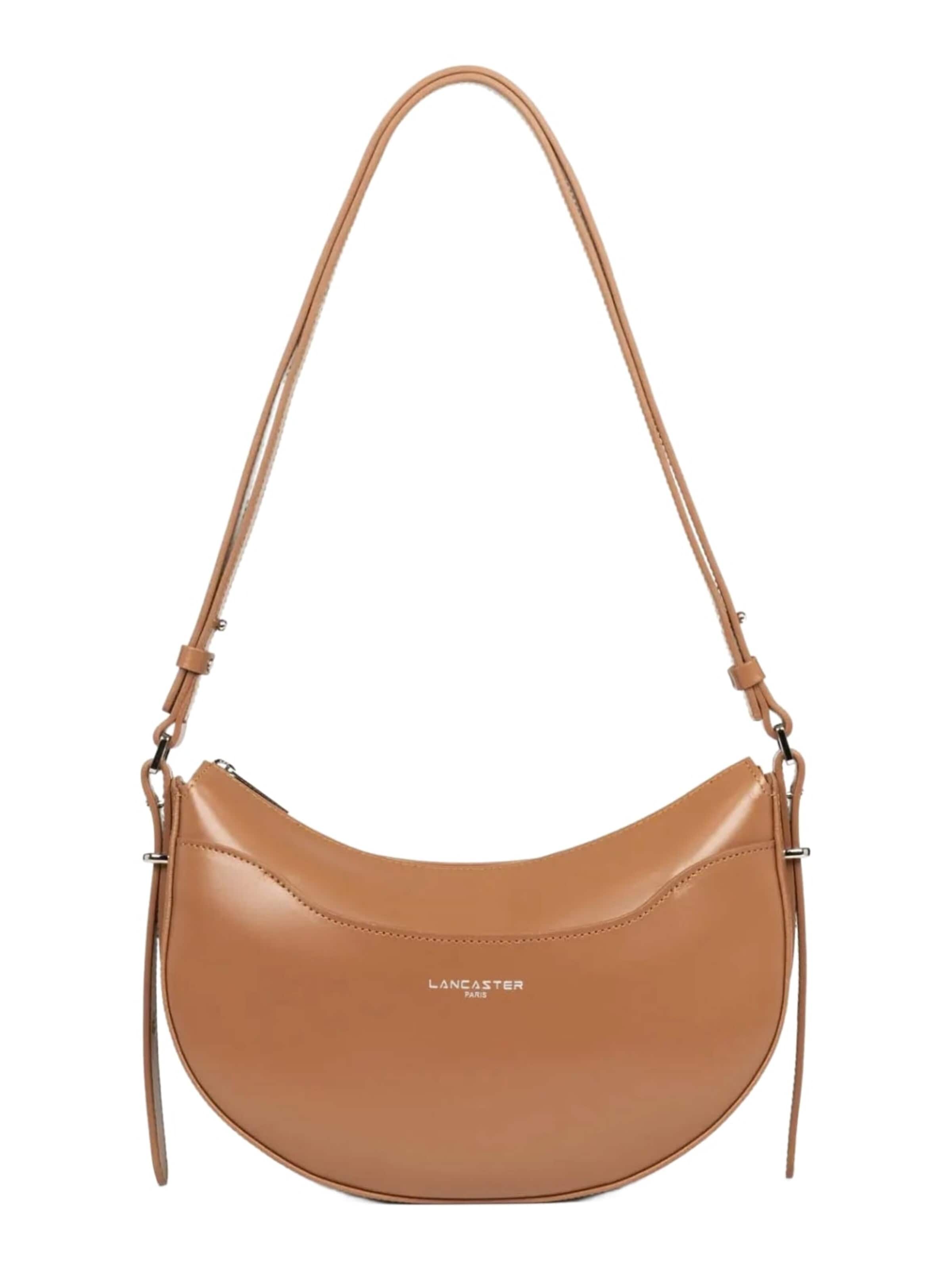 LANCASTER Paris - Bolso de hombro 'Lancaster Sac besace Suave Ace Camel' en marrón: frente