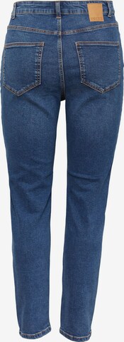 PIECES Tapered Jeans i blå