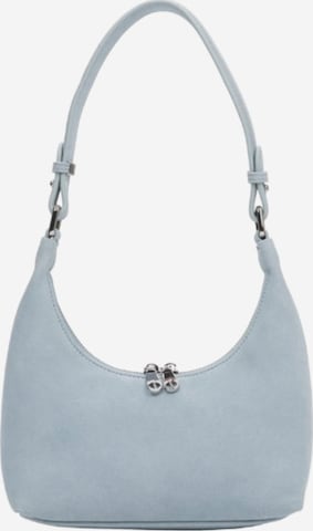 Estro Schultertasche '99076-1' in Blau: Vorderseite