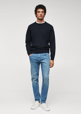 MANGO MAN Regular Jeans 'Chris' in Blau