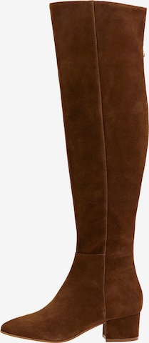 GUESS Boots in Brown: front