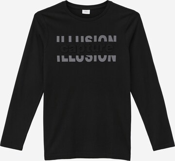 s.Oliver T-shirt i svart: framsida