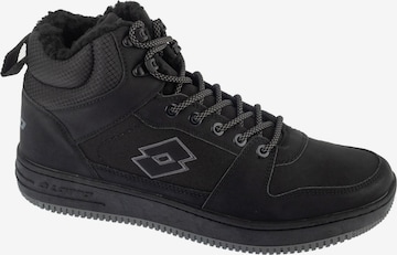 LOTTO Platform trainers 'Lotto Prehna Fur' in Black: front