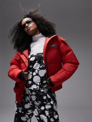 TOPSHOP Winter Jacket in Red