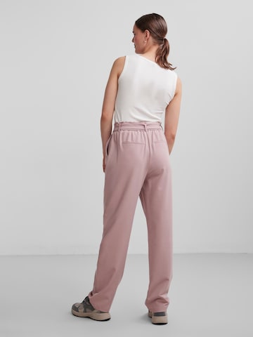 PIECES Regular Broek 'Bosella' in Lila