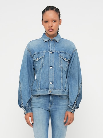 Geacă de primăvară-toamnă de la REPLAY pe albastru: față