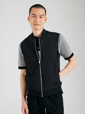 ANTONY MORATO Vest in Black: front