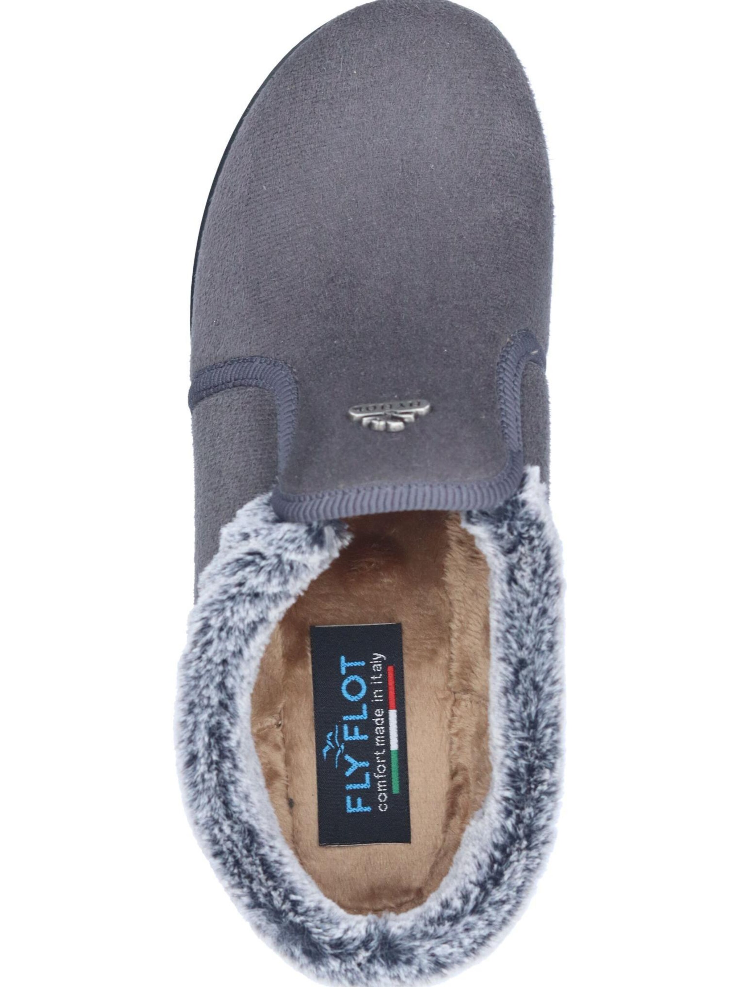 FLY FLOT Slippers in Grey