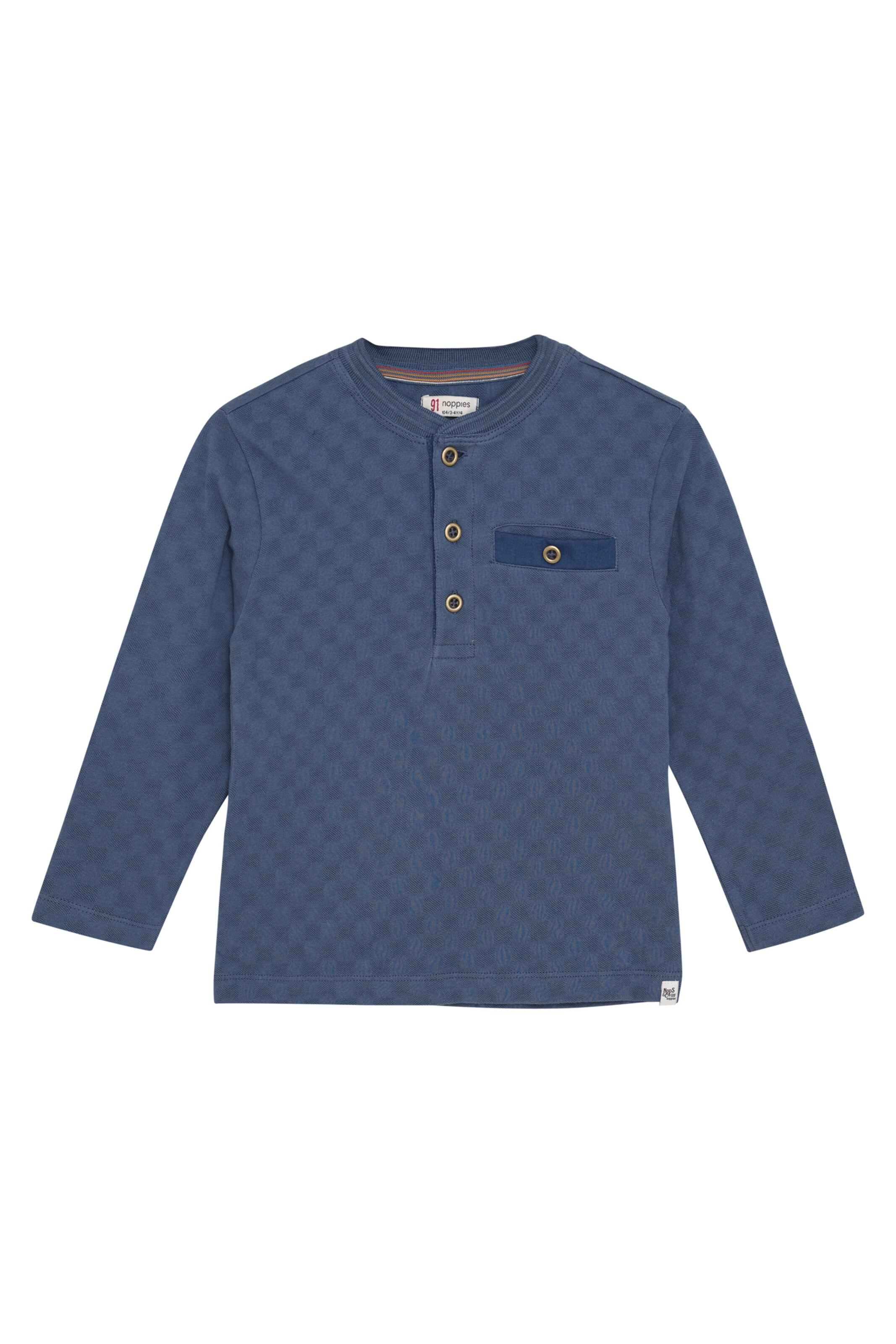 Noppies Shirt 'Raleigh' in Blauw: voorkant