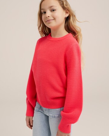 WE Fashion Sweater in Pink: front
