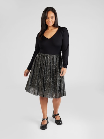 ABOUT YOU Curvy - Vestido 'Geeske' en negro: frente