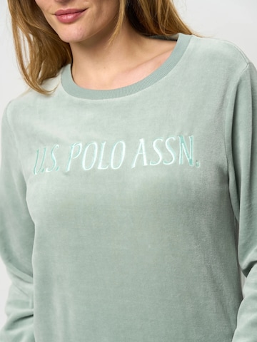 U.S. POLO ASSN. Sweatshirt 'Gurli' in Grün
