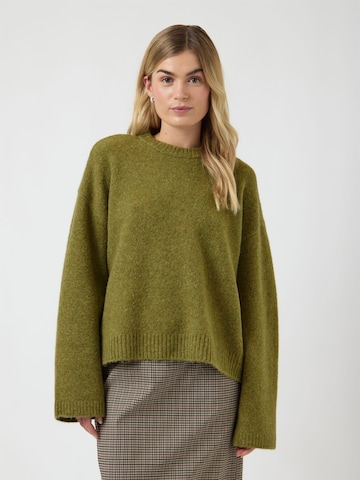 Pull-over 'YASCardi' YAS en vert : devant