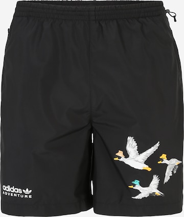 ADIDAS ORIGINALS Badeshorts 'Adventure Duck' in Schwarz: predná strana