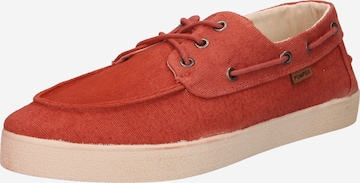 POMPEII Lace-Up Shoes 'PETRA' in Red: front