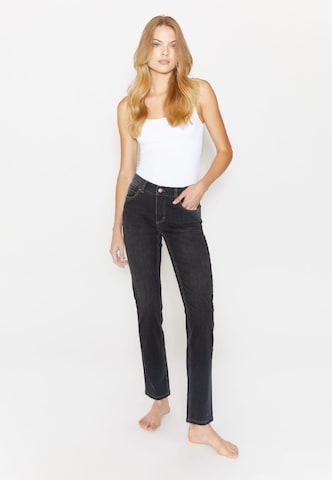 Angels Slimfit Straight-Leg Jeans in Grau