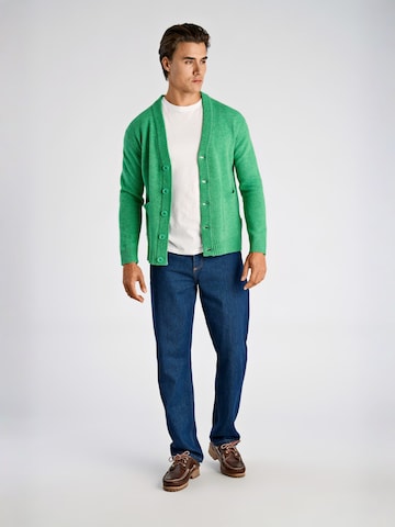 Lindbergh Gebreid vest in Groen