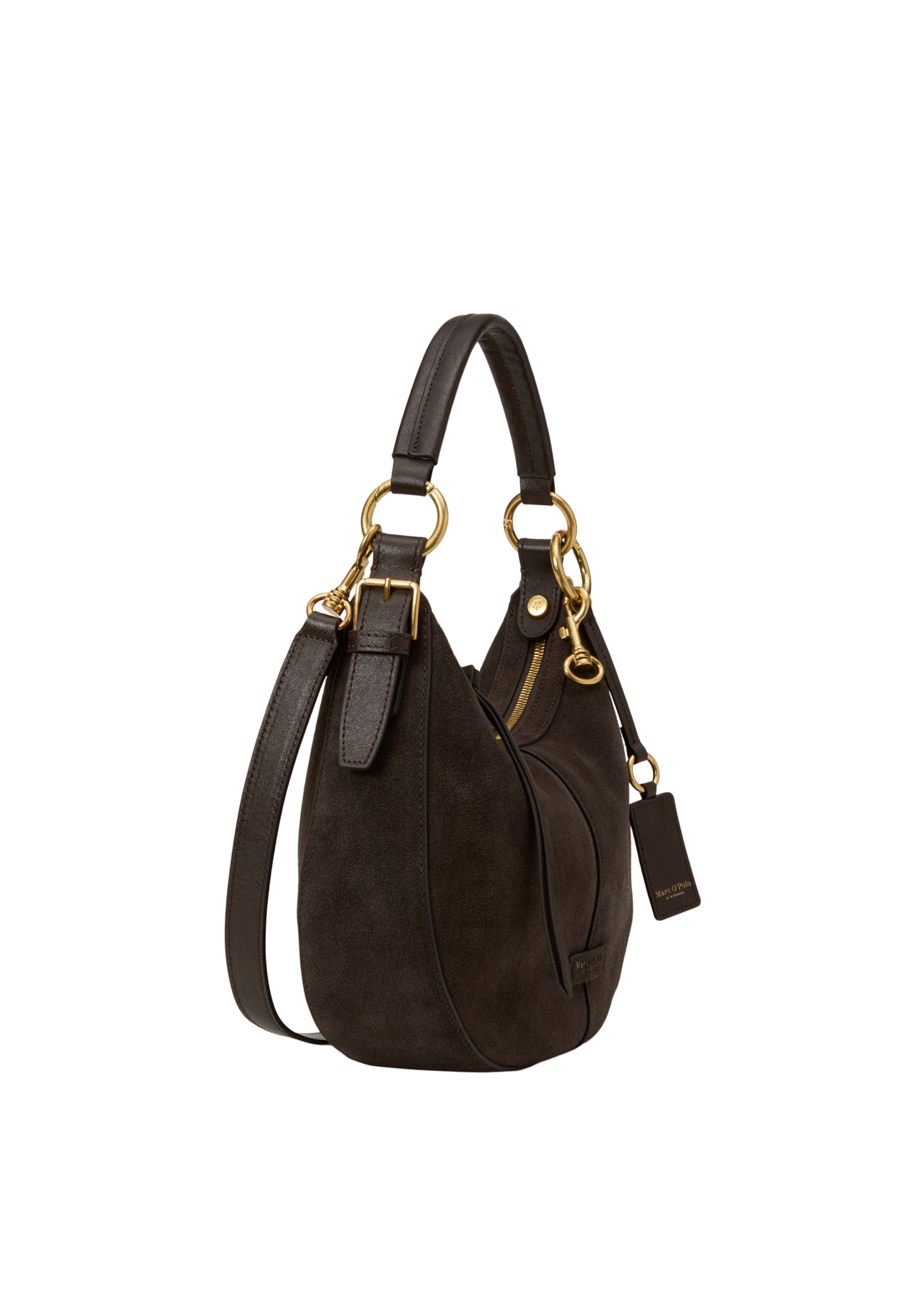 Marc O'Polo Shoulder bag 'Pernille' in Brown: side