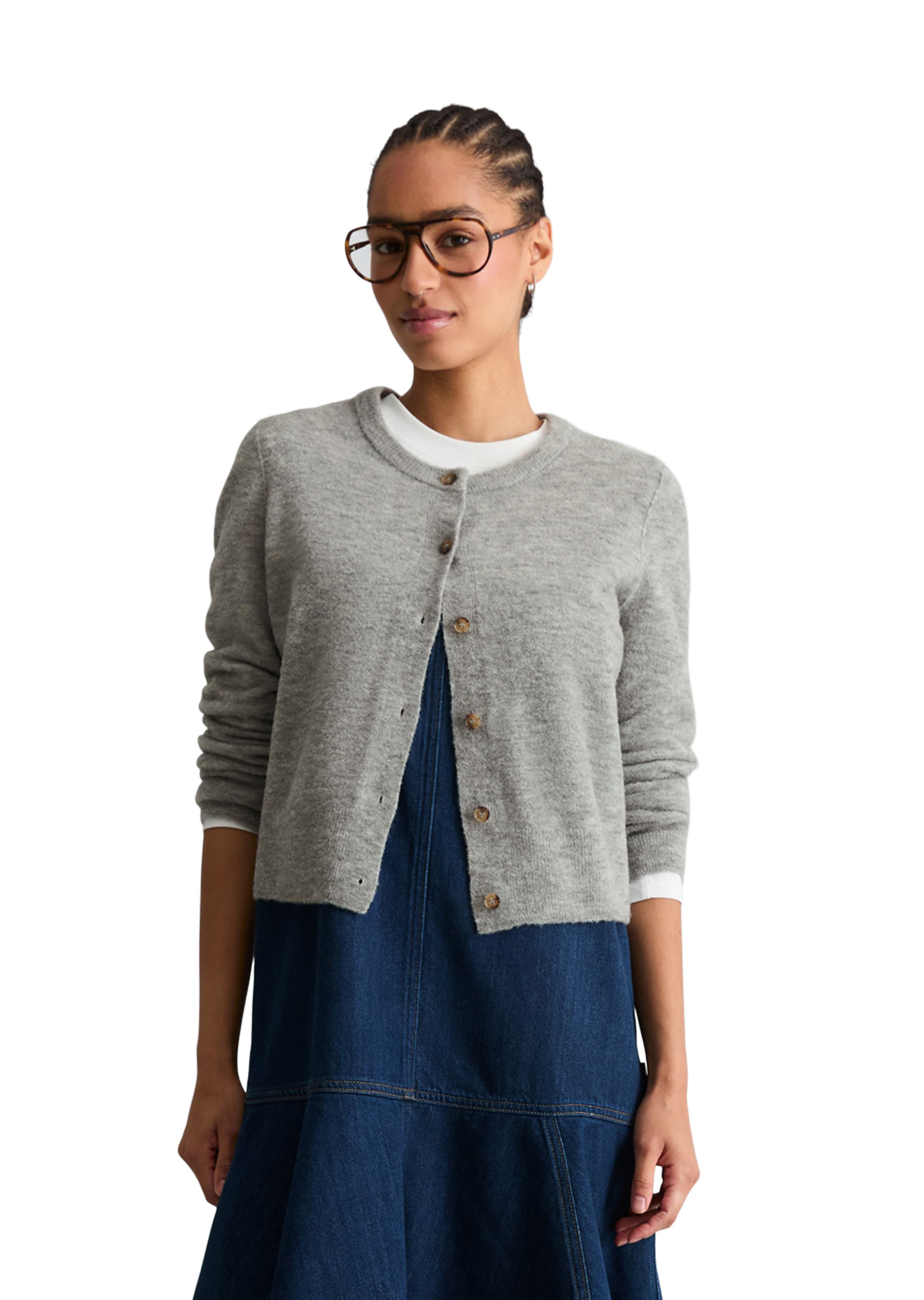 Cardigan Marc O'Polo DENIM en gris : devant
