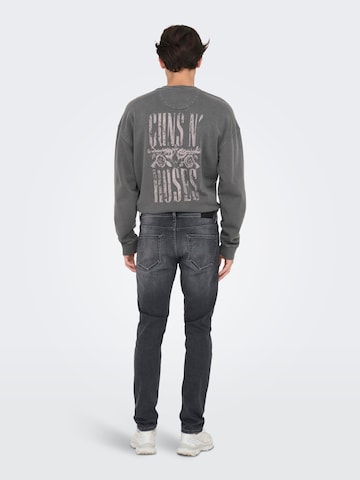 Slimfit Jeans 'LOOM' di Only & Sons in grigio