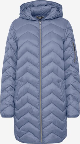 Fransa Winter Coat in Blue: front