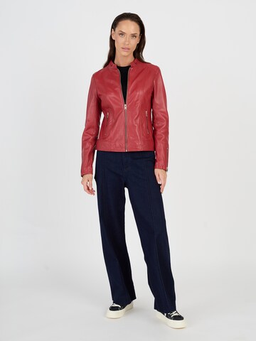 JCC Lederjacke in Rot
