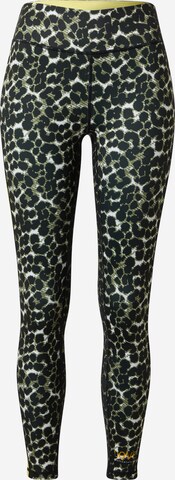 DELICATELOVE Skinny Sportbroek 'Nadi' in Zwart: voorkant