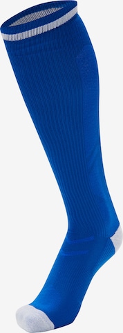 Hummel Athletic Socks in Blue: front