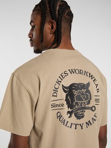 DICKIES T-Shirt 'Wrench' in Beige