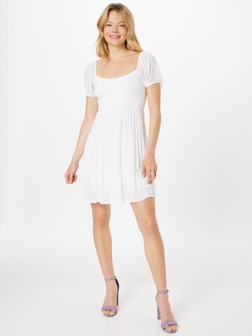 Robe HOLLISTER en blanc : devant