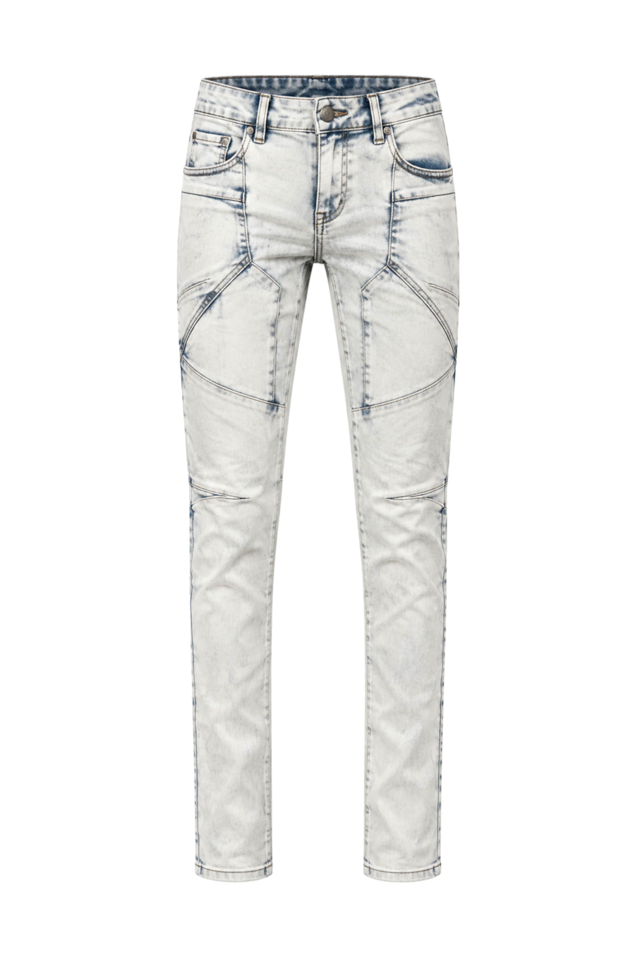 CIPO & BAXX Slimfit Jeans in Blauw: voorkant