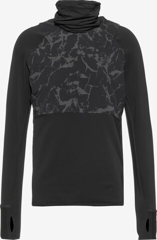 UNDER ARMOUR Funktionsshirt 'Outrun' in Schwarz: predná strana