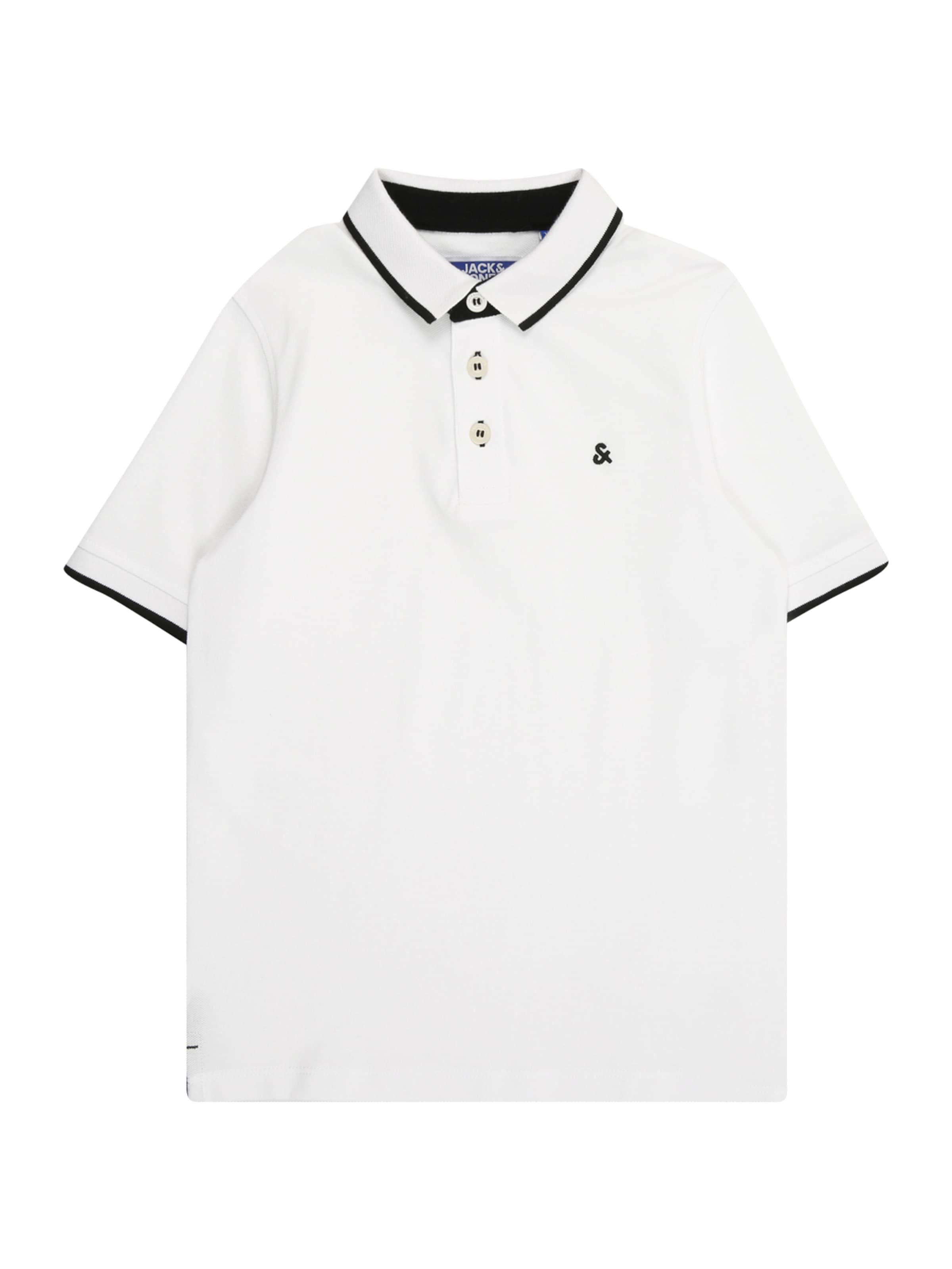 Jack & Jones Junior Μπλουζάκι 'JJEPaulos' σε λευκό: μπροστά