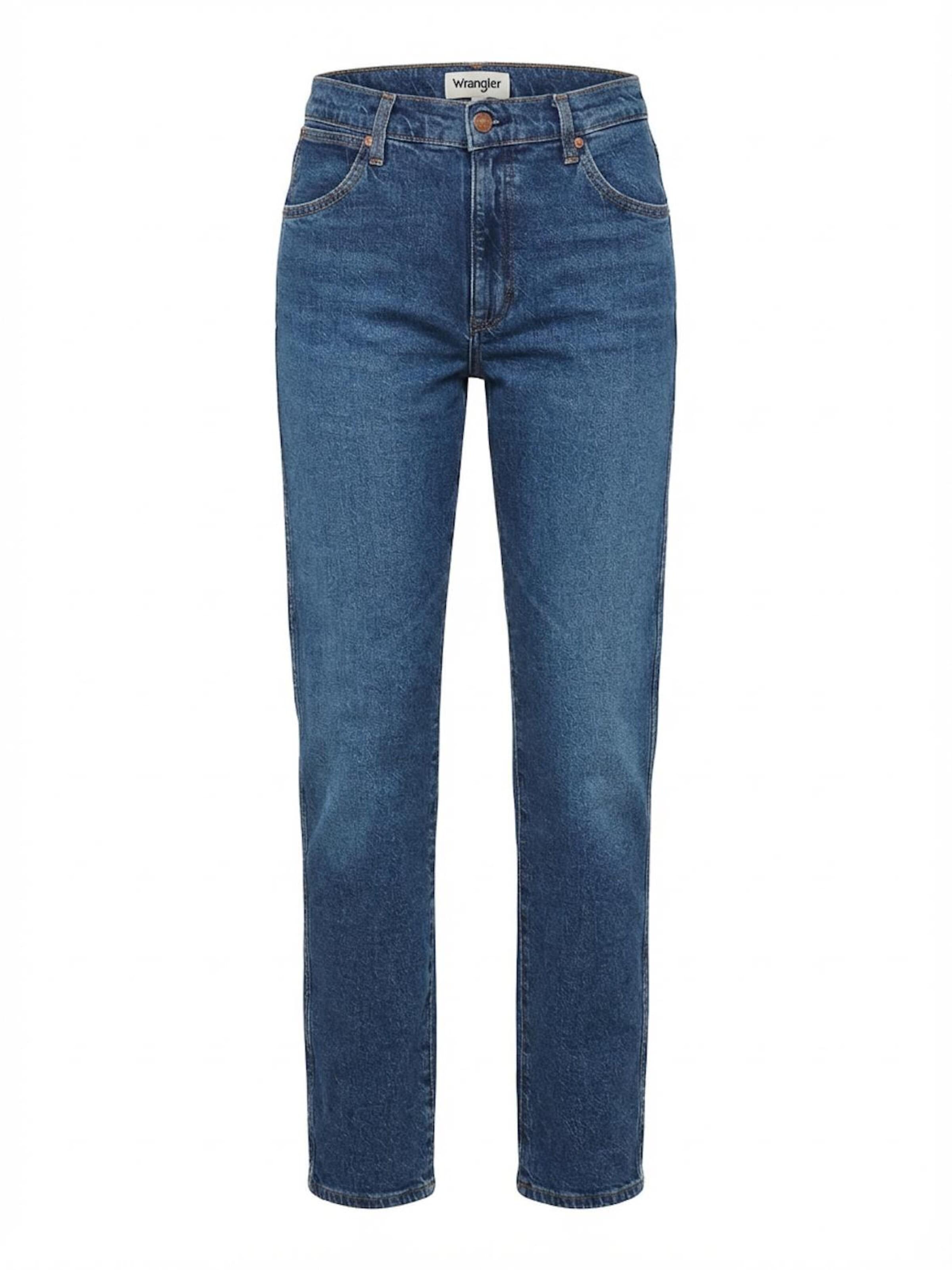 WRANGLER - Vaquero 'STRAIGHT SUNSET' en azul: frente