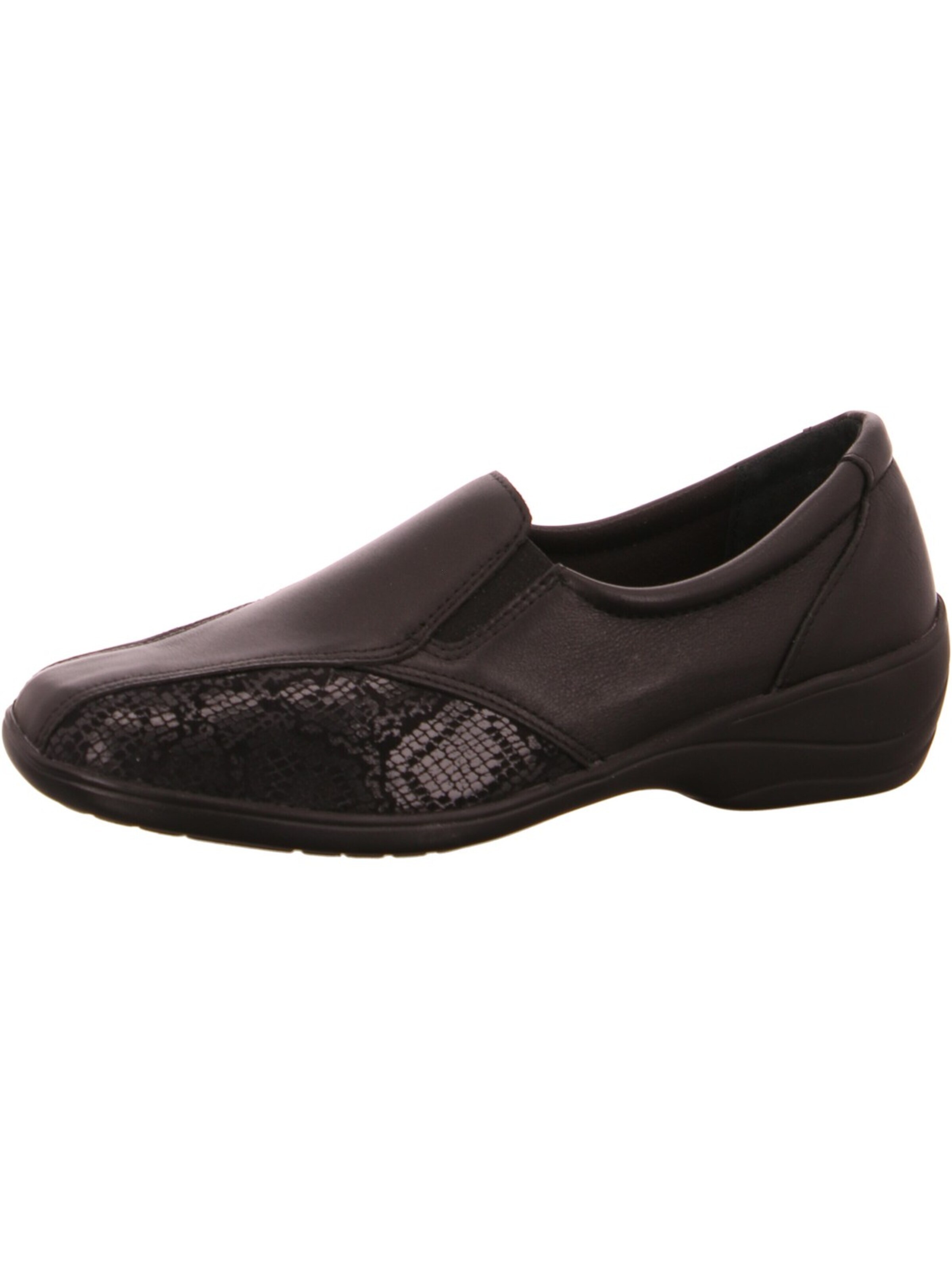 ACO Slipper 'Olga 54'‌‌‌‌‌‌‌‌ in Schwarz: Vorderseite