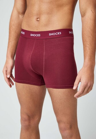 SNOCKS Boxer shorts in Red